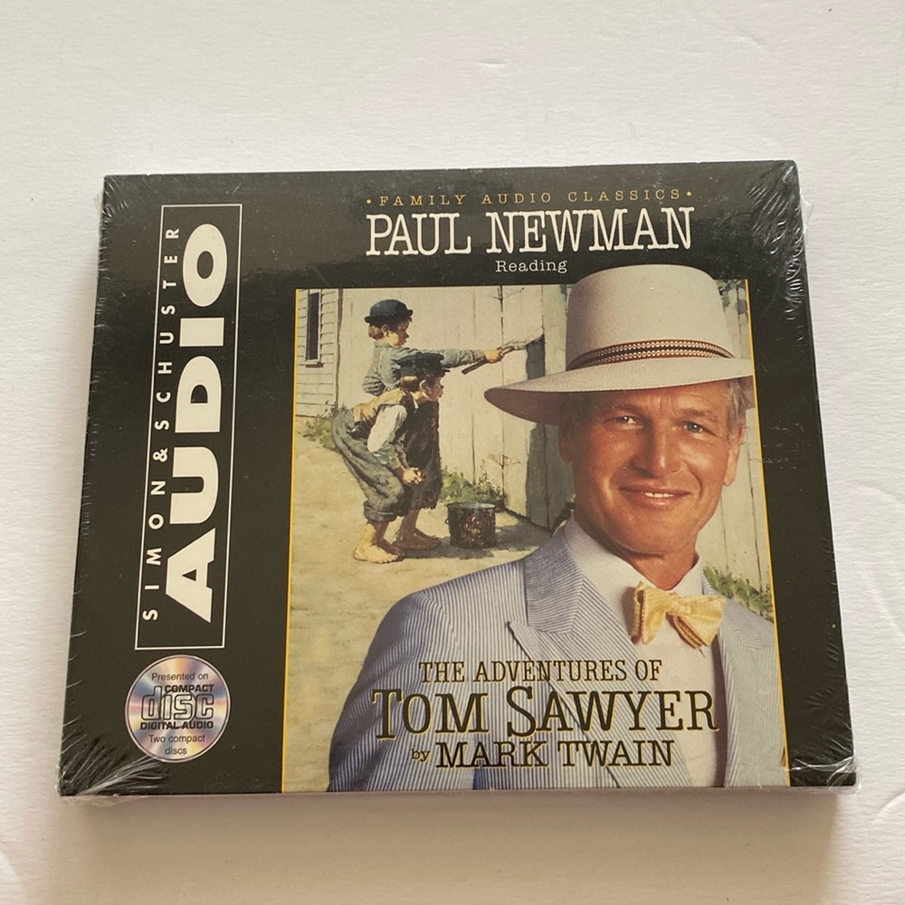 Paul Newman The Adventures of Tom Sawyer audio reading cd